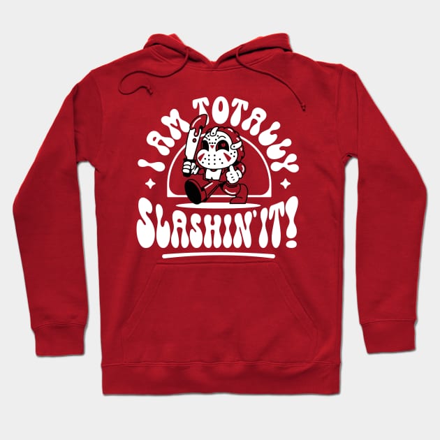 Totally Slashin it v3 Hoodie by demonigote